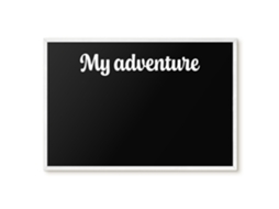Magnetic Wall Board My Adventure For The Office Espelharte (60x40 Cm)