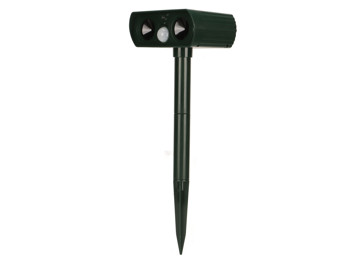 Repelente Solar Animal Sensor Pir Ultrassônico Portátil Repelente Animal Ao Ar Livre Com Luz Vermelha Para Jardim Doméstico Quintal