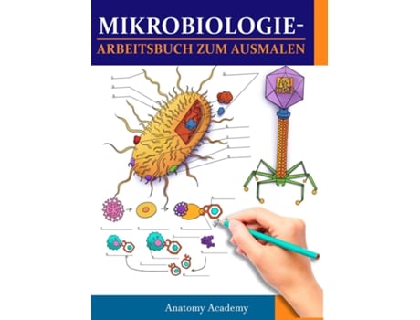 Livro MikrobiologieArbeitsbuch zum Ausmalen de Anatomy Academy (Alemão)