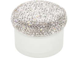 Pote Cosmético Recarregável De 30g Com Strass, Pequeno Pote De Creme Para Contorno Dos Olhos.