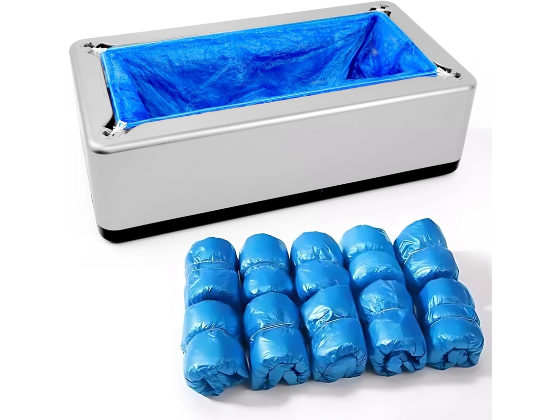 Dispensador Automático De Protetores Sapatos 40 Cm Em Abs Com 200