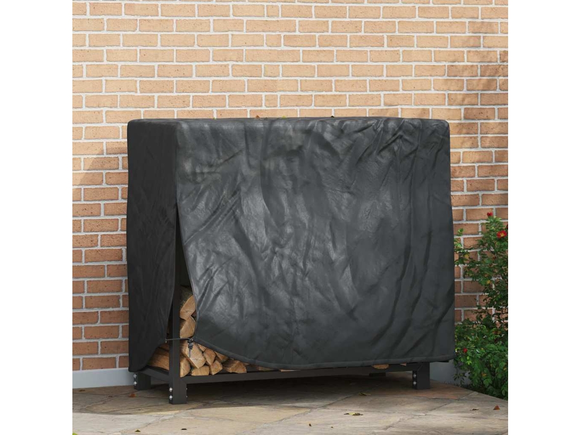 Vidaxl Cobertura Para Suporte De Lenha 61 X 122 X 106 Cm Retangular