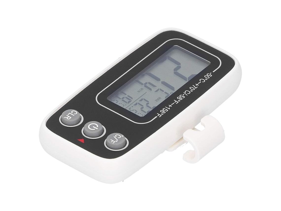 Lurelia Termo-higrómetro Digital, Para Frigorífico E Congelador, Alta Precisão, Visor Fácil Leitura, Memória Máx./mín., Impermeável