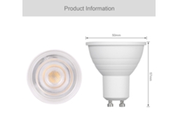 Lâmpada Led Gu10 6w Ac180 240v para Spot Residencial | S/MARCA