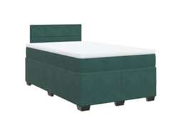 Box Spring Bed, Box Spring Beds Vidaxl Verde Veludo (120 X 200 Cm)