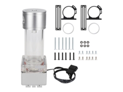 Conjunto De Bomba E Tanque De Resfriamento De Água Para Computador Integrado Pub Fs6ma-19 Silver Com Proteções