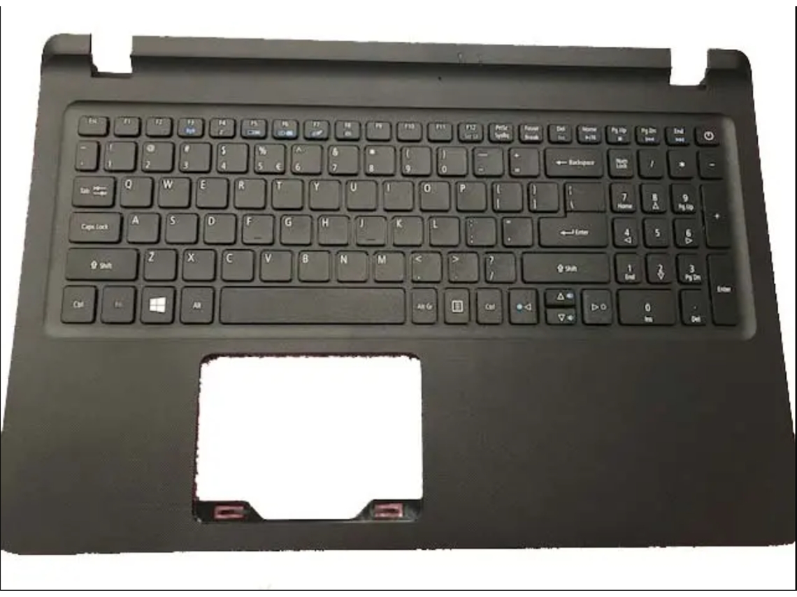 Teclado Inglês + Tampa Superior Preta para Portáteis ACER 6b.gd0n2.001