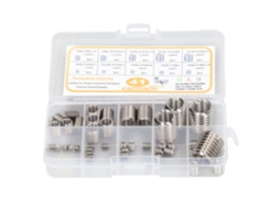 Kit Com 41 Insertos De Reparo Rosca Em Aço Inoxidável, M2 A M14, Caixa