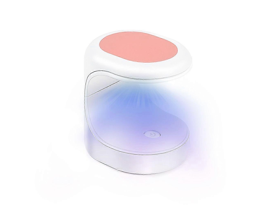 Mini Lâmpada Led Uv para Unhas com Secador Portátil e Cura de Esmalte em Gel LY EBIKE (rosa)