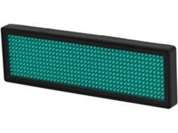 Letreiro Led Flexível Recarregável Com Display Programável, Bateria De 400mah E Caixa Plástico Preta Para Bares Salas