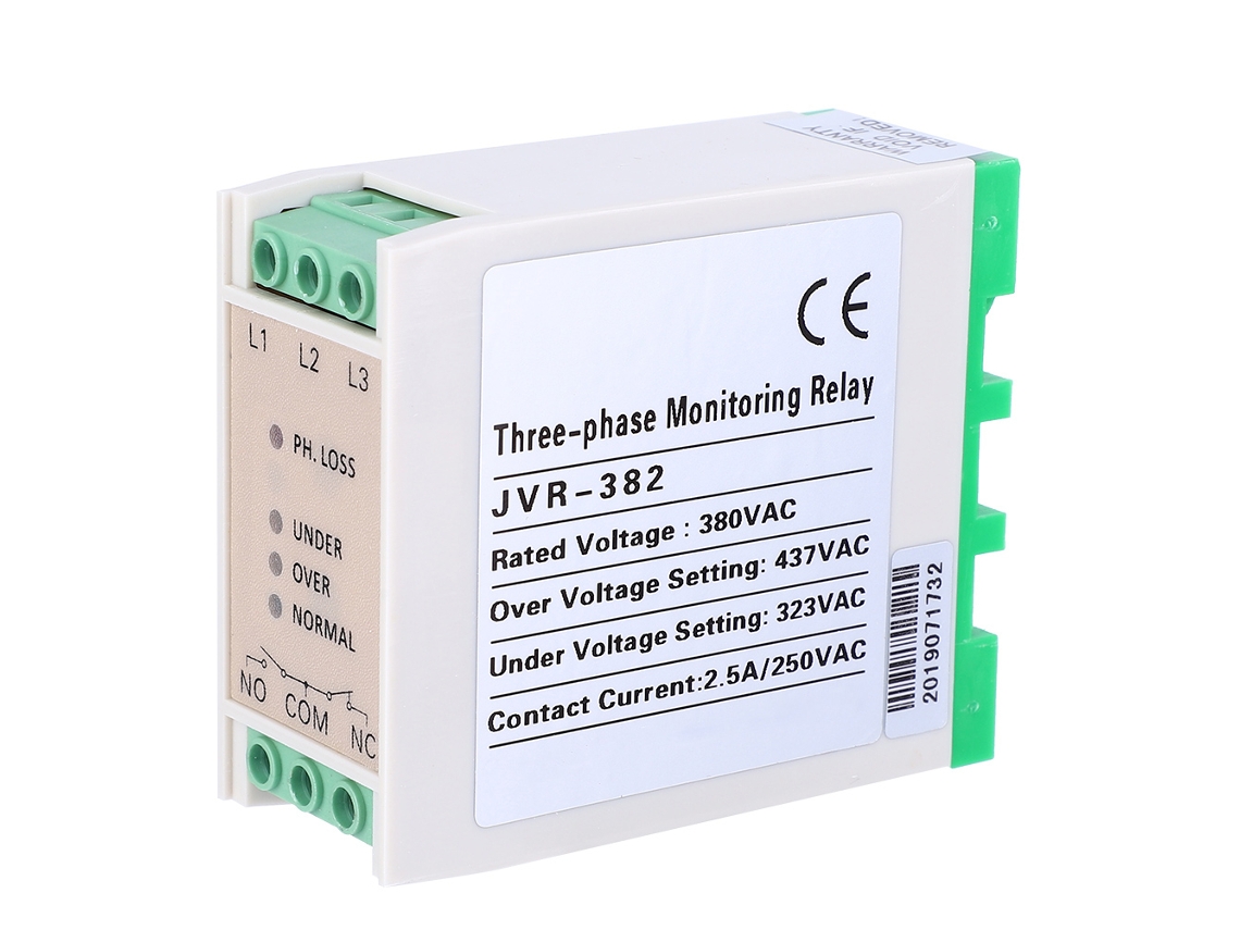 Protector De Tensão Monofásica E Trifásica Jvr 382 Sunflare