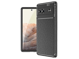 Capa De Celular Tpu À Prova De Choque Com Textura De Fibra De Carbono Para Google Pixel 7a