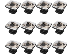 Puxadores Quadrados Para Armários De Cozinha, Puxadores Para Gavetas De Cômoda, 12 Peças, Cachorro Bulldog, Puxadores