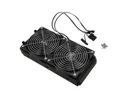 Radiador De Resfriamento De Água De Alumínio 240mm Com Cooler Para Cpu Pc E Equipamentos Industriais Plateado Negro