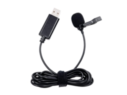 Microfone De Lapela Portátil Usb Mini Com Clipe E Botão Para Pc Aquaforge
