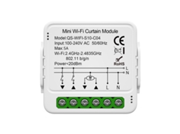 Módulo de Interruptor de Cortina Inteligente, Controle App, Timer, Voz, Compatível com TuyaSmart