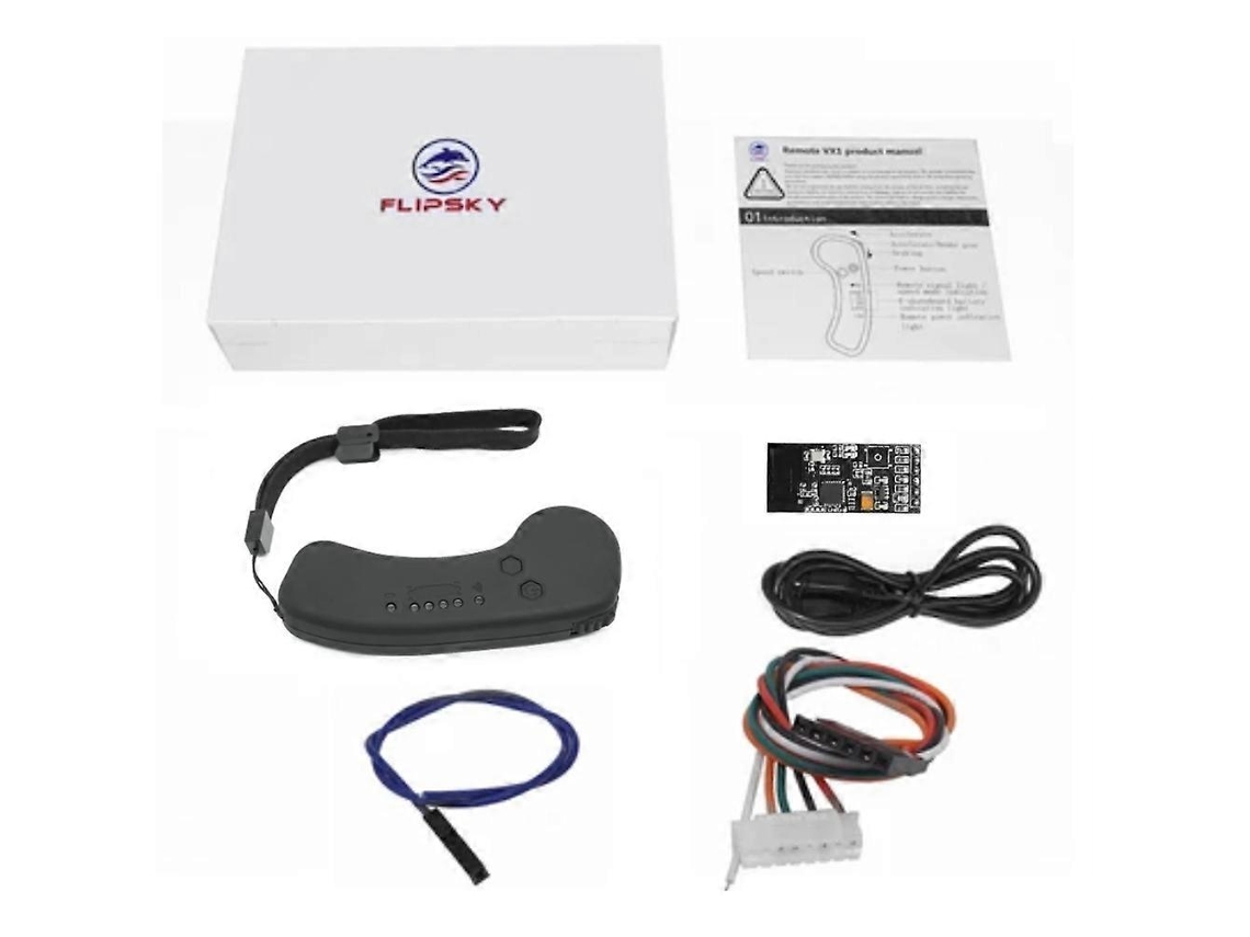 Controle Remoto Flipsky Vx1 2.4g Com Receptor Universal Para Scooter De Quatro Rodas, Acessórios Para Controle Remoto Vesc6_glo