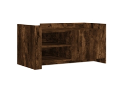 Mesa de Centro MAISON EXCLUSIVE Derivados Madeira Carvalho Fumado (100x50x50 cm)