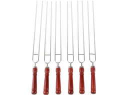 Conjunto De Garfos Para Churrasco Fockety Em Aço Inoxidável, Utensílio Resistente A Altas Temperaturas Para Entusiastas