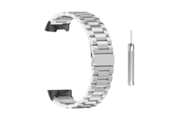 Aetheria pulseira de Aço Inoxidável Compatível com Fitbit Charge 5 para Homens e Mulheres com Ferramenta