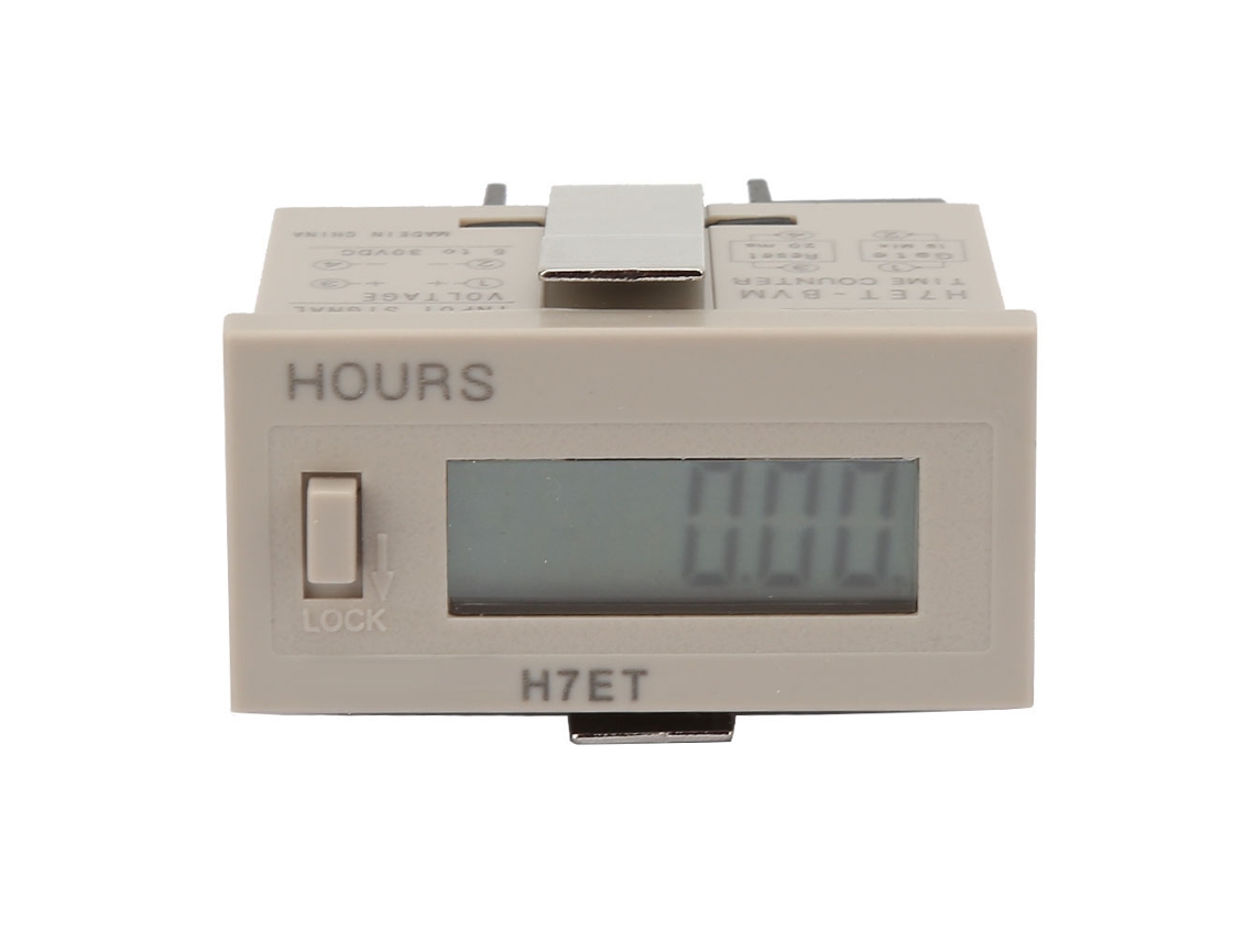 Contador Totalizador Eléctrico Digital H7et Con Display Lcd De 6 Dígitos Dc 5-30v
