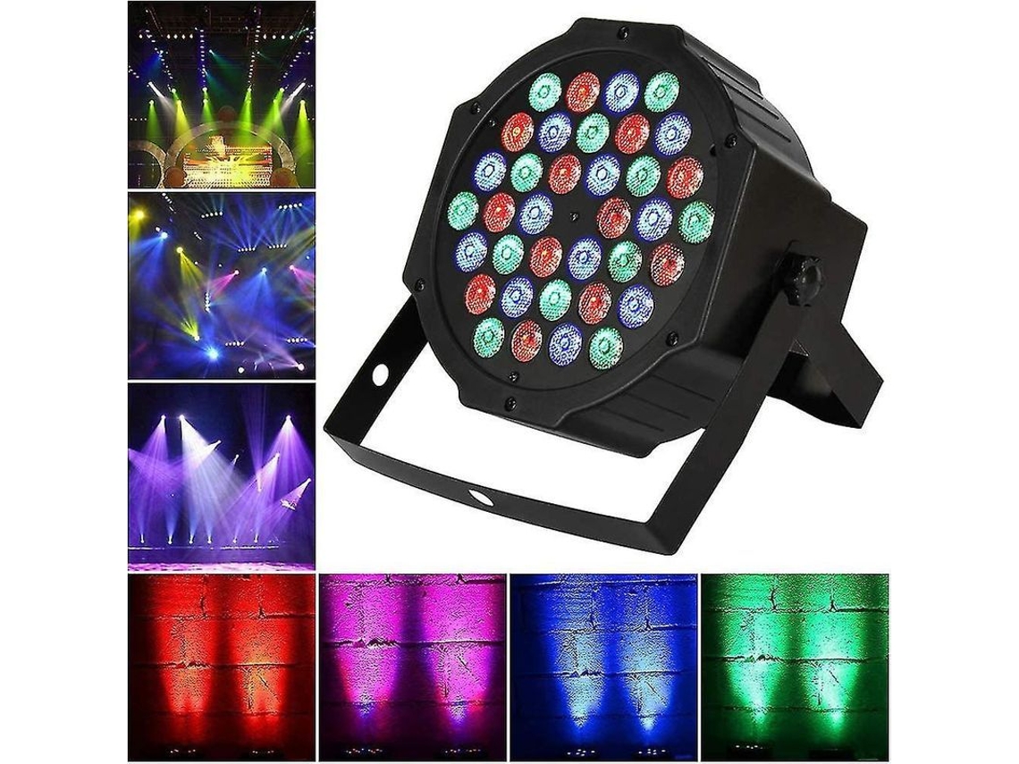 Fasst projetor de Luz de Cena 36w 36leds Rgb Activado por Som Efeitos de Cor Gradiente Impulso Salto
