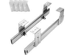 Trilhos De Extensão Total Para Gavetas, Guias Deslizantes, Trilhos De Substituição, 2 Peças, Cor Prata 14 Polegadas 35cm