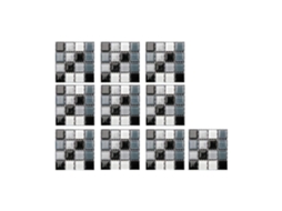 Laxiscreed 3d Stereo Tile Bright Film Para Decoração De Paredes Diy Em Sacos