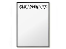Magnetic Wall Board Our Adventure For The Office Espelharte (50x70 Cm)