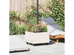 Vidaxl Base Para Chapéu De Sol Manual Branco 45 X 45 X 45 Cm Aço