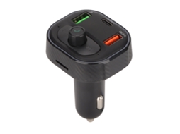 Carregador De Carro Com Transmissor Fm Bluetooth 5.1