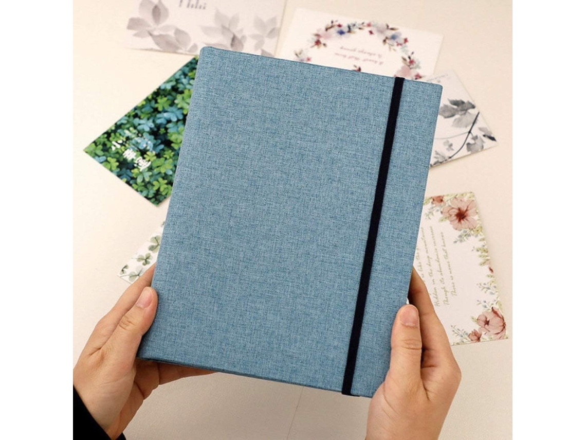 Álbum De Fotos Criativo Para Bebês Com 200 Bolsos, Tecido Floral, Estilo Vintage, Entalhado À Mão.