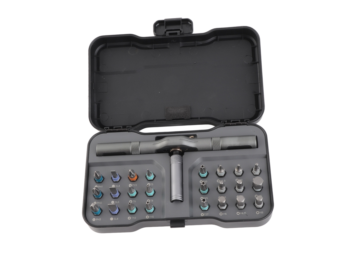 Laxiscreed Kit De Ferramentas Com Chaves De Fenda Ajustáveis Para Manutenção De Telemóveis E Pcs
