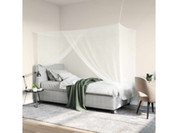 Vidaxl Rede Mosquiteira Para Cama 3 Unid. 156 Mesh Branco Poliéster