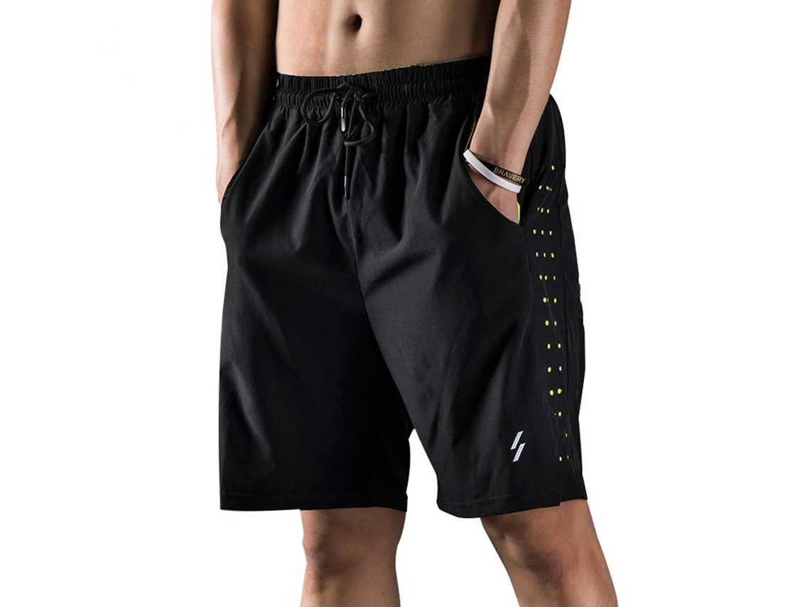 Bermudas De Corrida Para Homem Com Forro Secagem Rápida Respirável Para Treino Ciclismo E Atividades Físicas