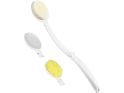 1-conjunto De Escova Banho Ergonômica Com Cabo Longo E Esfoliante Macia Para Limpeza Prática, Ideal Para Homens E