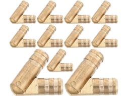 20 Peças De Dobradiças Pequenas Invisíveis Latão Maciço, 4x20mm, Mini Dobradiças Ocultas Para Caixas De Joias