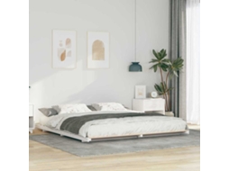 Vidaxl Estrutura da Cama Branco 180 X 210 Cm