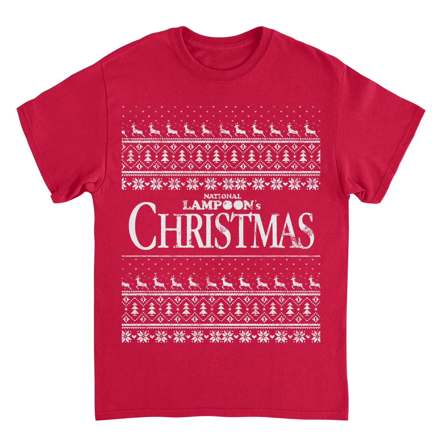 Unisex Adult T-shirt Rockinstone National Lampoon's Christmas Vacation Ugly Sweater 1sizexxl