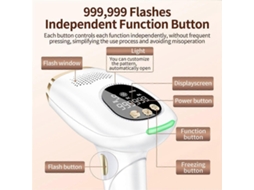 Depilador A Laser Corporal Ipl Com 999.999 Flashes, Indolor, Para Remoção De Pelos Em Casa, Com Plugue Americano.