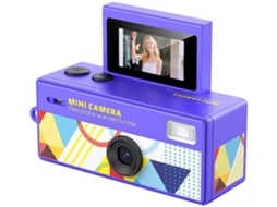 Mini Câmera Digital com Tela Dobrável de 0,96 Polegadas, Design de Chaveiro com Botão Retrô e Sensor Ccd. SFUSHOS