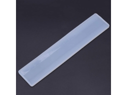 Molde de silicone para retângulos semicirculares e triângulos de 45 a 60 graus, ideal para artesanato e fabricação.