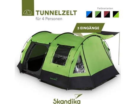 Tenda Familiar SKANDIKA  Kambo Family 4 Pessoas Outdoor 1X Cabin