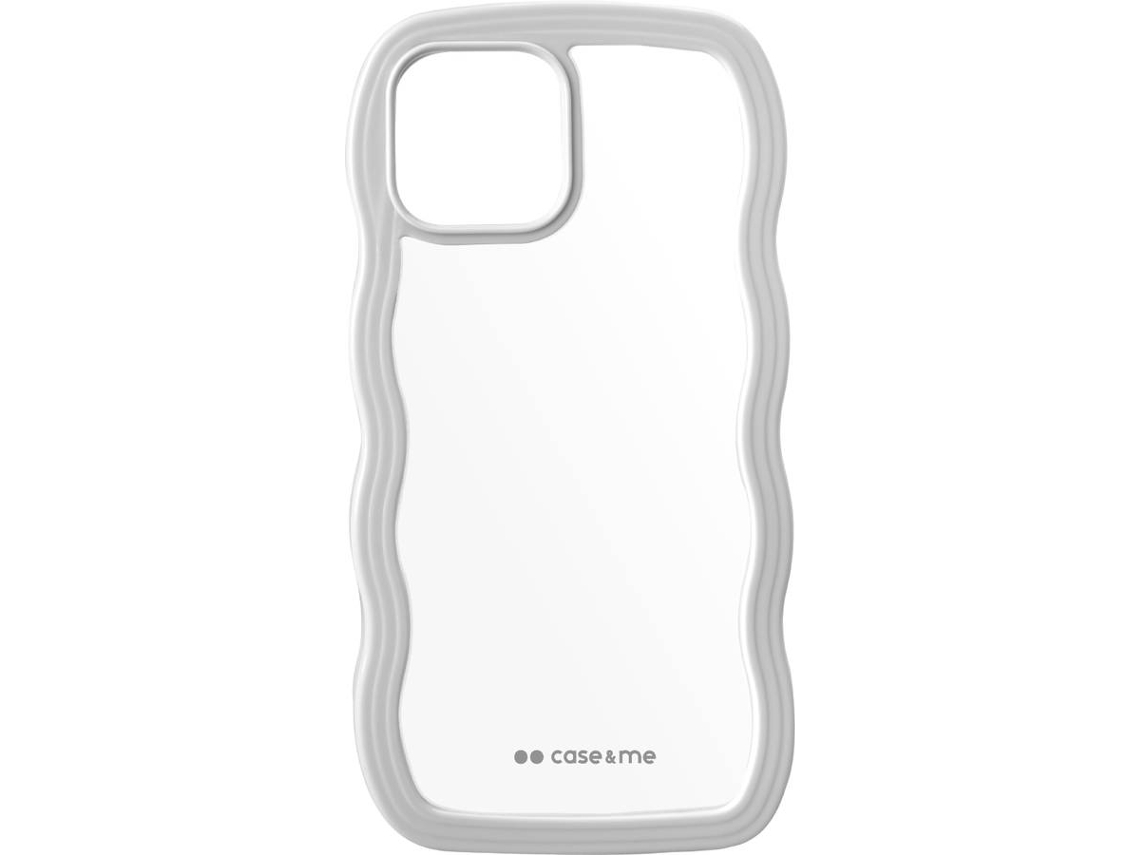 Capa SBS Wavy iPhone 13 (Transparente/Branco)