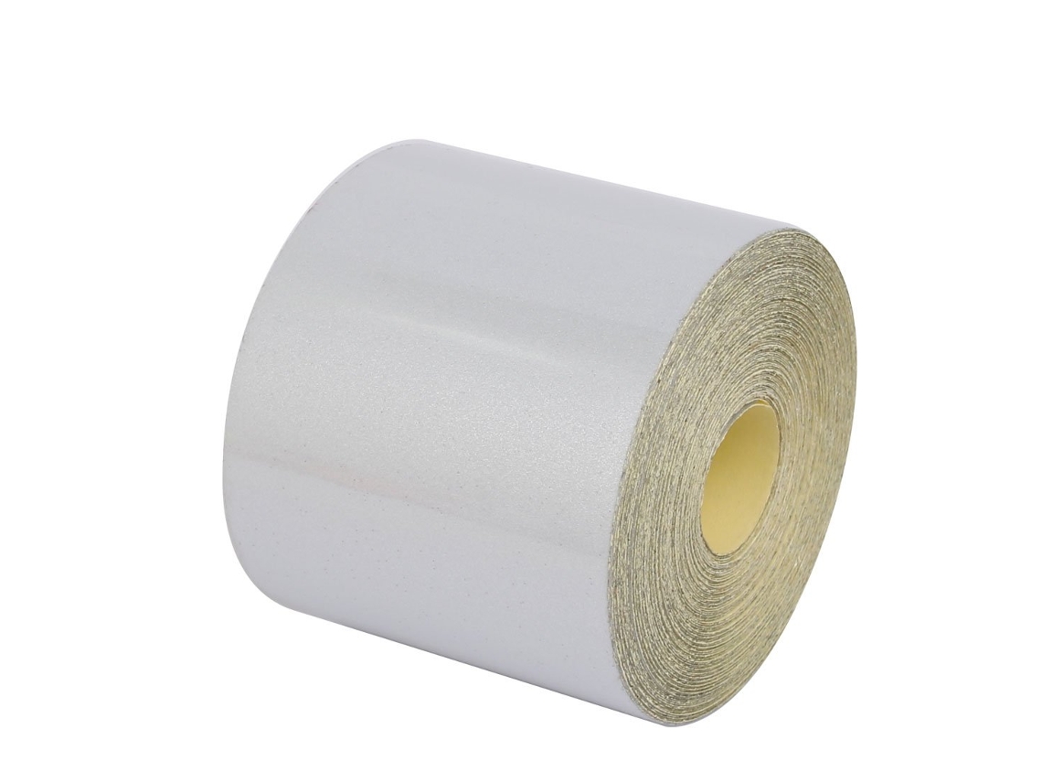 Fita Adesiva Refletiva de Segurança de Face Única, Branca, 5 Cm X 10 M CHABERLU