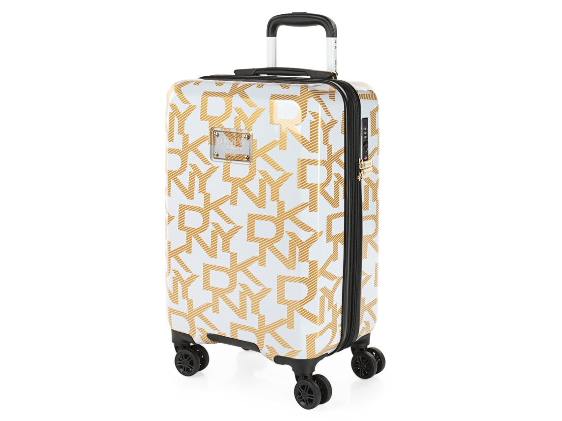 DKNY DKNY-626D Deco Signature Ouro Branco Mala Pequena para Pc 35X54X23 Cm 36L