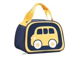 Saco de almoço carrinho de desenho animado portátil isolante térmico à prova d'água para escola piquenique S/MARCA