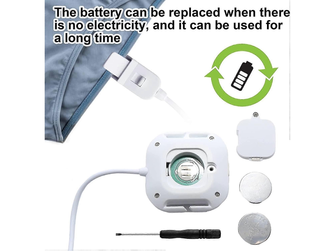 Alarme De Enurese Noturno Para Meninos E Meninas Alarme De Xixi Com Volume, Vibração E Flash Light Bed Wetting Monitor Potty Training Via Sensore