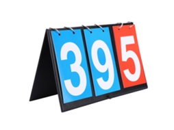 Placar portátil para tênis de mesa e basquete, 3 dígitos, vermelho e azul, S/MARCA