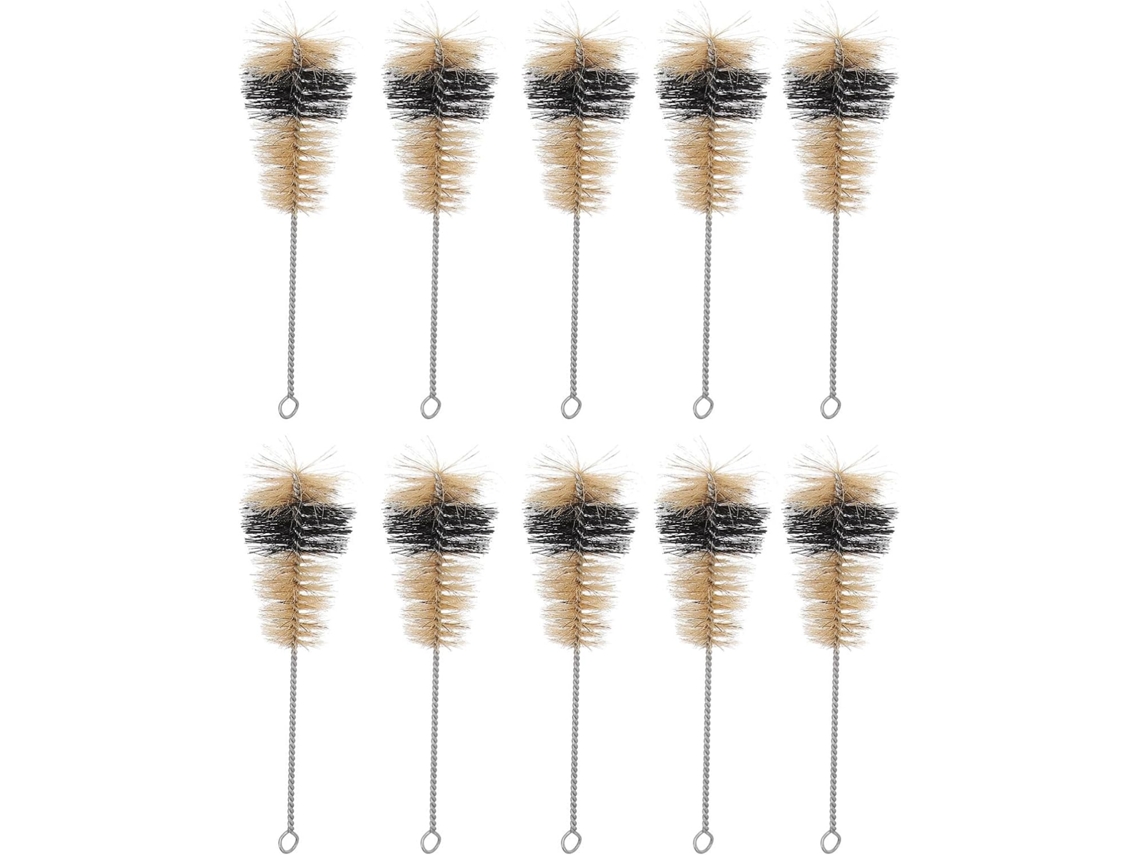Conjunto De 10 Escovas Limpeza Para Frascos Laboratório Doitool, Práticas E Úteis Para Limpar O Interior Fundo Dos